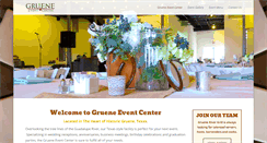 Desktop Screenshot of grueneeventcenter.com